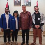 Foto bersama GAMKI dengan Persatuan Mahasiswa Palestina di Indonesia (PMPI), Foto/Istimewa