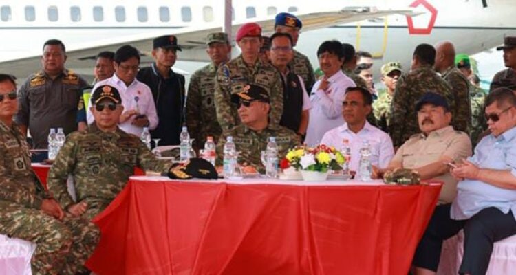 Foto Menteri Pertahanan Sjafrie saja sedang memantau Morowali, Foto/Google