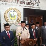 Bupati Bogor, Rudi Susmanto bersama Wakil Bupati Bogor, Jaro Ade, Sekda, Ajat dan Ketua DPRD Kabupaten Bogor, Foto/Istimewa