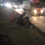 Tim Gesit 119 Kota Bogor gerak cepat bantu pengendara motor yang jatuh tergelincir di Jalan Solis Kota Bogor, Foto/Istimewa