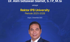 Alim Setiawan Slamet sebagai Rektor IPB University Pengganti Antar Waktu (PAW) periode 2025–2028 Alim Setiawan Slamet sebagai Rektor IPB University Pengganti Antar Waktu (PAW) periode 2025–2028