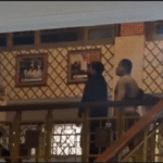 Tim yang diduga penyidik tengah melakukan pemerikasaan di lingkungan ruang kerja Pamkab Bekasi, Foto/Istimewa