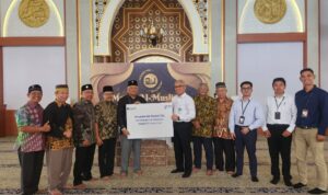 Branch Office BRI Bogor Pajajaran menyerahkan bantuan revitalisasi Masjid Al-Muslimun di Jalan Kresna Raya No. 16, Bumi Indrafrasta I, Bantar Jati, Foto/Istimewa