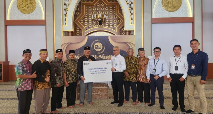 Branch Office BRI Bogor Pajajaran menyerahkan bantuan revitalisasi Masjid Al-Muslimun di Jalan Kresna Raya No. 16, Bumi Indrafrasta I, Bantar Jati, Foto/Istimewa