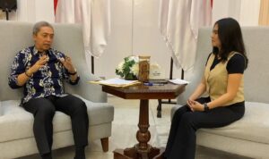 30 Menit Bersama Wali Kota Bogor, Membangun Optimisme Wujudkan Bogor Beres Bogor Maju Wali kota bogor, Dedie A Rachim bersama host rekam24, Shinta Febriani, Foto/Adi Wirman