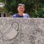 seniman Kota Bogor yakni adalah Yonky Doodle Artis Kota Bogor yang telah melalang buana di berbagai kreasi seni doodle, Foto/Istimewa