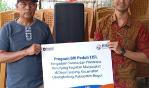 Bank Rakyat Indonesia (BRI) Cabang Bogor Dewi Sartika menyalurkan bantuan Tanggung Jawab Sosial Lingkungan (TJSL)