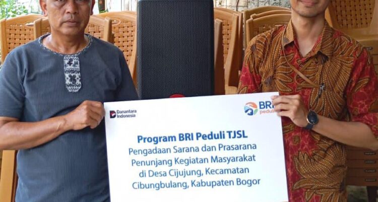 Bank Rakyat Indonesia (BRI) Cabang Bogor Dewi Sartika menyalurkan bantuan Tanggung Jawab Sosial Lingkungan (TJSL)
