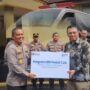 Kapolresta Bogor Kota, Kombe Pol Eko Prasetyo saat menerima satu unit mobil ambulance, Foto/Istimewa