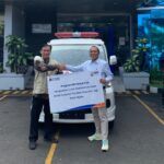 Bank Rakyat Indonesia (BRI) Kantor Cabang (KC) Depok menyerahkan bantuan Ambulance untuk Yayasan IMANI Care, Foto/Istimewa