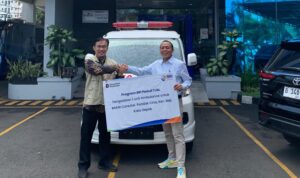 Bank Rakyat Indonesia (BRI) Kantor Cabang (KC) Depok menyerahkan bantuan Ambulance untuk Yayasan IMANI Care, Foto/Istimewa