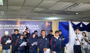 Suasana pelantikan pengurus IKASI Kota Bogor, Periode 2025-2030, Foto/Adi Wirman