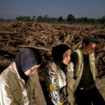 Artis Zaskia Mecca dan beberapa rekannya saat berada di Aceh Tamiang, Foto/Instagram Zaskiadyamecca