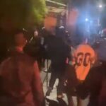 Situasi terkini bentrokan di Jalan Kalibata Raya, tepatnya di seberang Taman Makam Pahlawan (TMP) Kalibata, Pancoran, Jakarta Selatan, Kamis (11/12/2025) sore, Foto, Istimewa