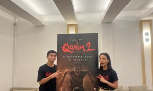Muzakki Ramadhan, Wavi Zihan, Pemain Film Qorin 2, Foto/Adi Wirman