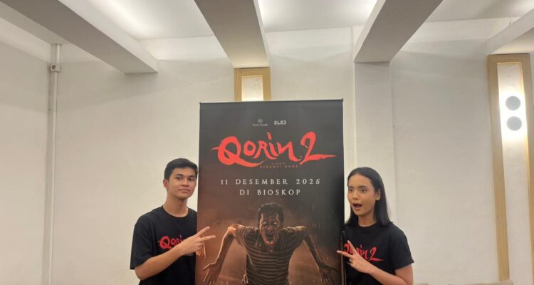 Muzakki Ramadhan, Wavi Zihan, Pemain Film Qorin 2, Foto/Adi Wirman