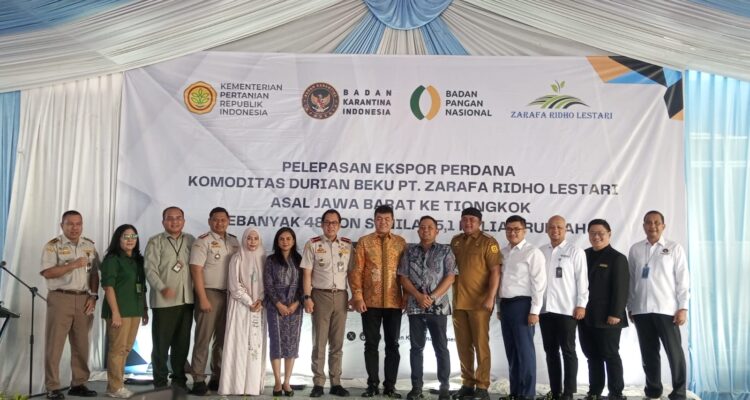 Pelepasan ekspor yang bernilai Rp5,1 miliar ini berlangsung di PT Zarafa Ridho Lestari, Desa Sukahati, Kecamatan Citeureup, Foto/Istimewa