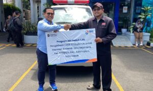 Bank Rakyat Indonesia (BRI) Kantor Cabang (KC) Depok menyalurkan bantuan program Tanggung Jawab Sosial Lingkungan (TJSL) berupa Ambulance ke Yayasan Amanah Tirta Sejahtera, Foto/Istimewa