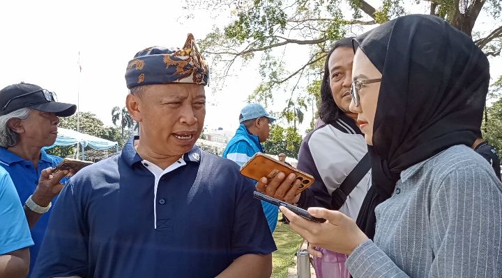 Wali Kota Depok menerangkan terkait kegiatan pelestarian budaya yang menegaskan semangat “Depok rumah kita semua” di Depok Open Space pada Jumat, 31 Oktober,foto/Istimewa