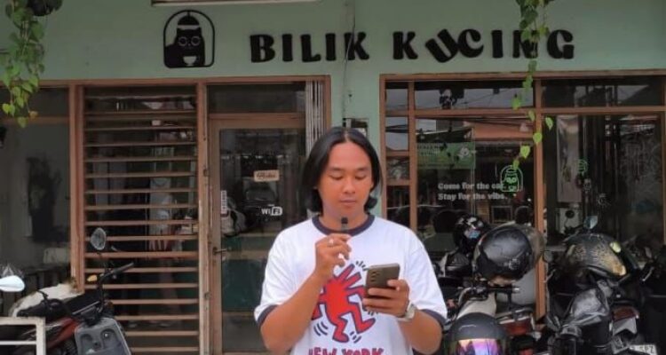 Tampak depan Bilik Kucing di Kukusan, Kota Depok (06/12/25).