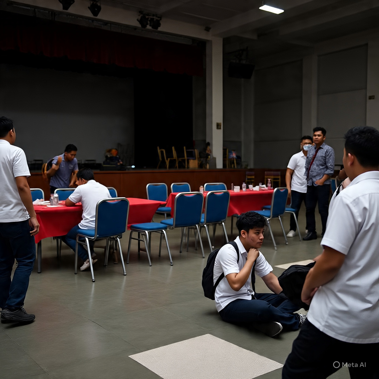 Gambar ilustrasi gambar Ilustrasi Dugaan tindak kekerasan terjadi setelah sebuah kegiatan organisasi mahasiswa di Kota Bogor, Foto/Meta Ai