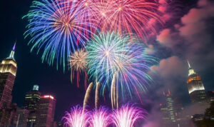 Gambar Ilustrasi Pesta Kembang Api di malam Tahun Baru 2026, Foto/Meta Ai Gambar Ilustrasi Pesta Kembang Api di malam Tahun Baru 2026, Foto/Meta Ai