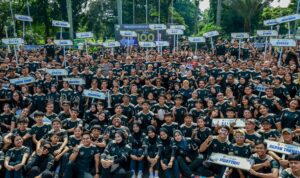 Foto Bersama Wali Kota Bogor, Dedie A Rachim bersama ratusan Atlet yang akan bertarung di Porprov 2026, Foto/Diskominfo Kota Bogor