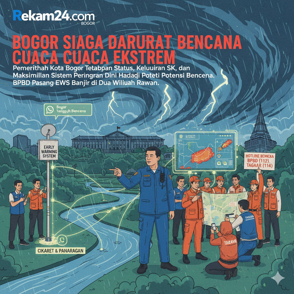 gambar ilustrasi Status Siaga Darurat, Foto/Gemini AI gambar ilustrasi Status Siaga Darurat, Foto/Gemini AI