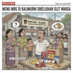 Gambar Ilustrasi warga keluhkan menu ABG, Foto/Gemini AI