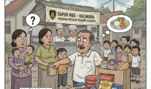 Gambar Ilustrasi warga keluhkan menu ABG, Foto/Gemini AI