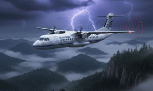 Gambar Ilustrasi pesawat ATR 400 milik Indonesia Air Transport