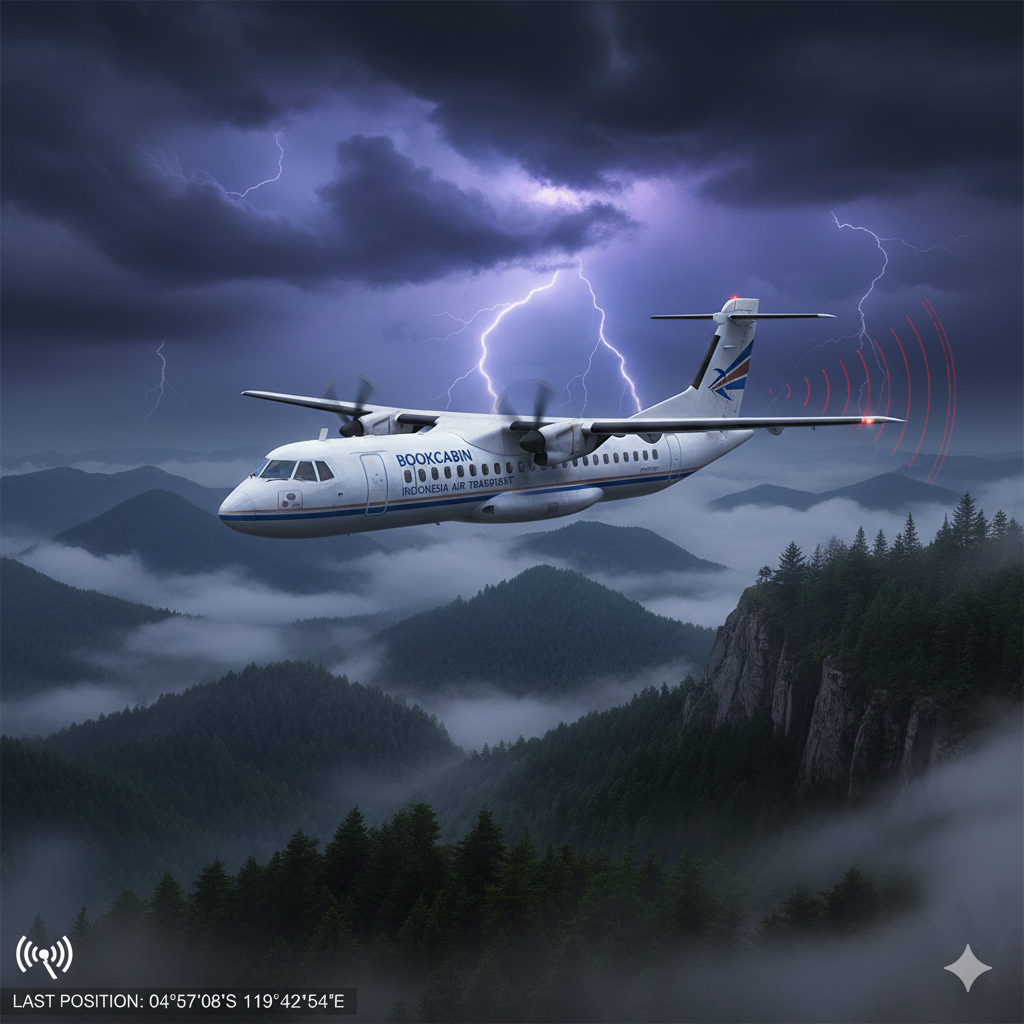 Gambar Ilustrasi pesawat ATR 400 milik Indonesia Air Transport Gambar Ilustrasi pesawat ATR 400 milik Indonesia Air Transport