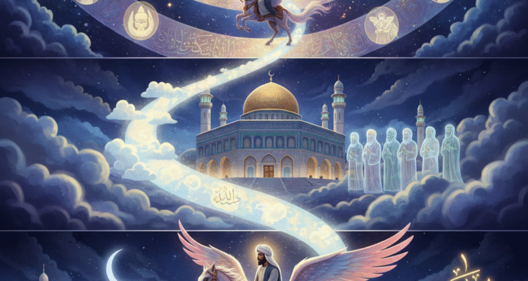 Gambar Ilustrasi Peringatan Isra Miraj, Foto/Gemini AI