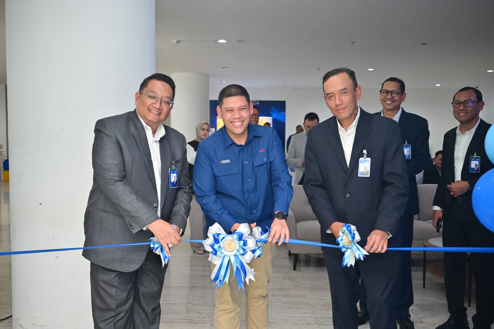 Peresmian kantor baru BRI indrakarya, Foto/Istimewa