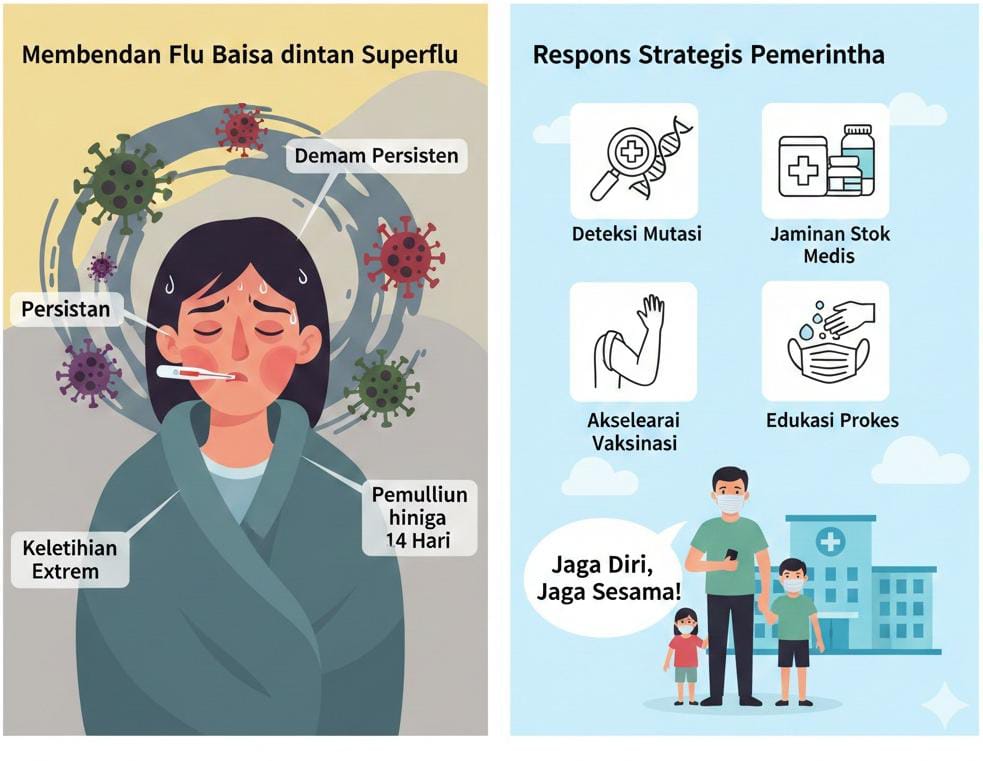 Gambar ilustrasi Superflu yang kini melanda Indonesia, Foto/Indonesia