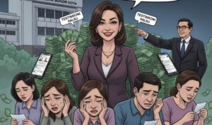 Gambar Ilustrasi Investasi Bodong, Foto/Gemini AI