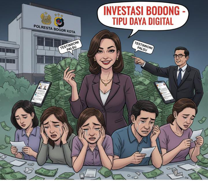 Gambar Ilustrasi Investasi Bodong, Foto/Gemini AI