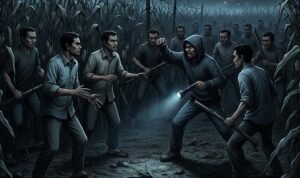 Gambar Ilustrasi Pengeroyokan, Foto/Gemini AI