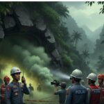 Gambar Ilustrasi penambang emas di kawasan Antam, Kecamatan Nanggung, Kabupaten Bogor, Foto/Gemini AI