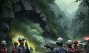 Gambar Ilustrasi penambang emas di kawasan Antam, Kecamatan Nanggung, Kabupaten Bogor, Foto/Gemini AI Gambar Ilustrasi penambang emas di kawasan Antam, Kecamatan Nanggung, Kabupaten Bogor, Foto/Gemini AI