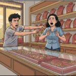 Gambar Ilustrasi Pencurian emas, Foto/Gemini AI