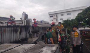 Kondisi pabrik kimia milik PT Phytocemindo Reksa di Jalan Mercedes Benz, Desa Cicadas, Kecamatan Gunung Putri, Kabupaten Bogor pasca kebakara, Foto/Istimewa
