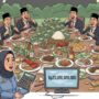 Gambar Ilustrasi anggaran untuk Jamuan makan dan Nataru di BKAD Kota Bogor, Foto/ Gemini Ai