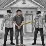 Gambar Ilustrasi pelaku pembun4h4n di Sukaraja Bogor, Foto/Gemini AI