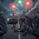Gambar Ilustrasi Aksi Diduga tawuran di Jonggol, Foto/Gemini AI