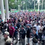 Supir angkot yang sedang melakukan aksi demontrasi di Balaikota Bogor, Kamis 22 Januari 2026, Foto/Istimewa