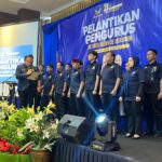 Ketua DPD NasDem Kota Bogor, Beninu Argoebie saat melantik pengurus Ketua DPC Nasdem Kota Bogor, Foto/Adi Wirman