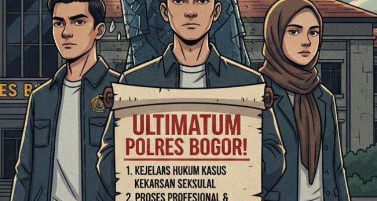 Gambar Ilustrasi LBH PMII Ulitamtum Polres Bogor soal kasus pelecehan seksual yang mandek dua tahun, Foto/Gemini AI