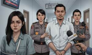 Gambar Ilustrasi ASN BPK dtahan karena penaniayaan ART, Foto/Gemini AI