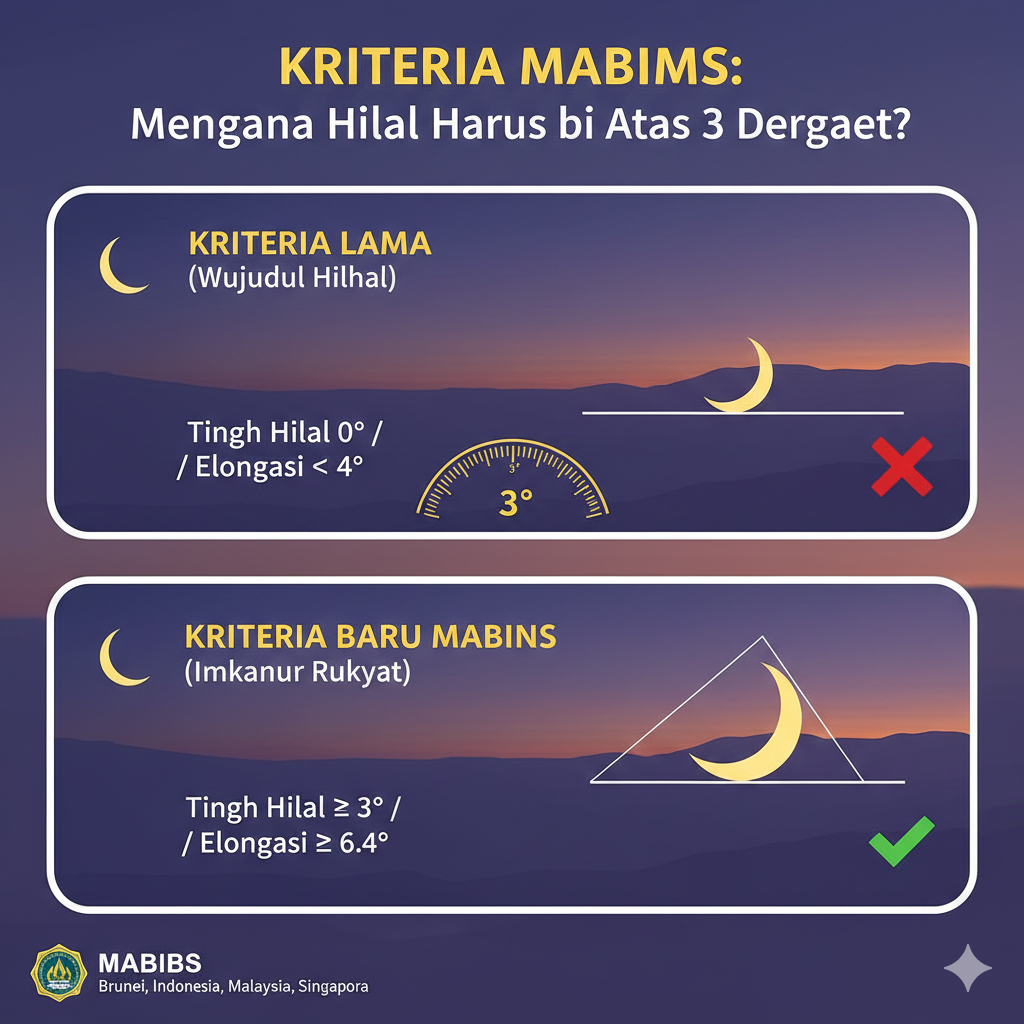 Gambar Ilustrasi Kriteria MABIMS, Foto/Gemini AI